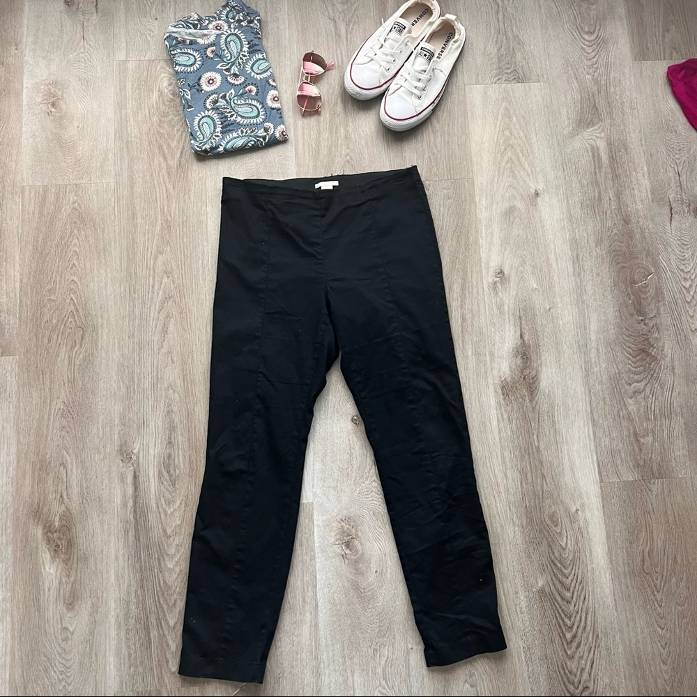 H&M Black Treggings Ankle Pant Trouser Legging Work Pant